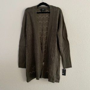 NWT Massimo, Dark Green, Cardigan Sweater, Size Medium